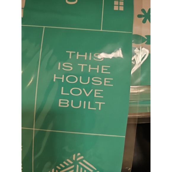 New Chalk Couture Transfer Stencil Size C     Home  Begins Love Built Worries - Picture 4 of 7